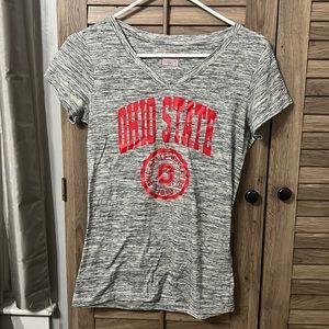Osu grey v neck shirt